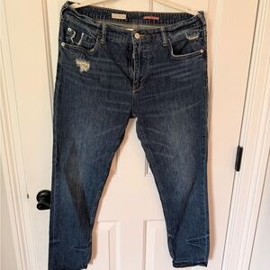 Anthropology Pilcro Heritage Boyfriend cropped Jeans